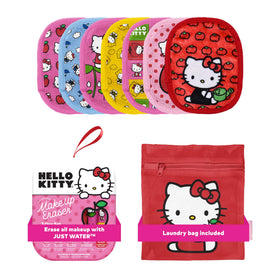MakeUp Eraser front packaging showing Hello Kitty design and set benefit