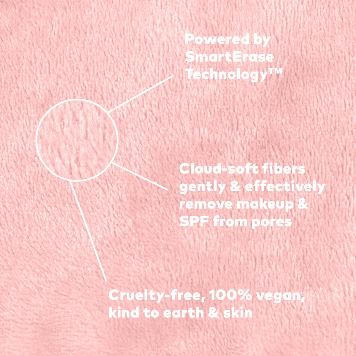 MakeUp Eraser in use removing waterproof mascara effectively
