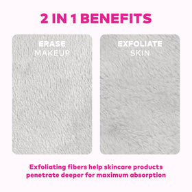 MakeUp Eraser freshly laundered set hanging dry indicating easy care and reuse
