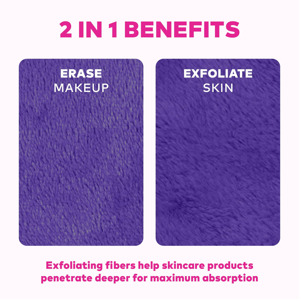 MakeUp Eraser wash and care beside washing machine showing machine washable benefit