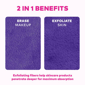 MakeUp Eraser wash and care beside washing machine showing machine washable benefit