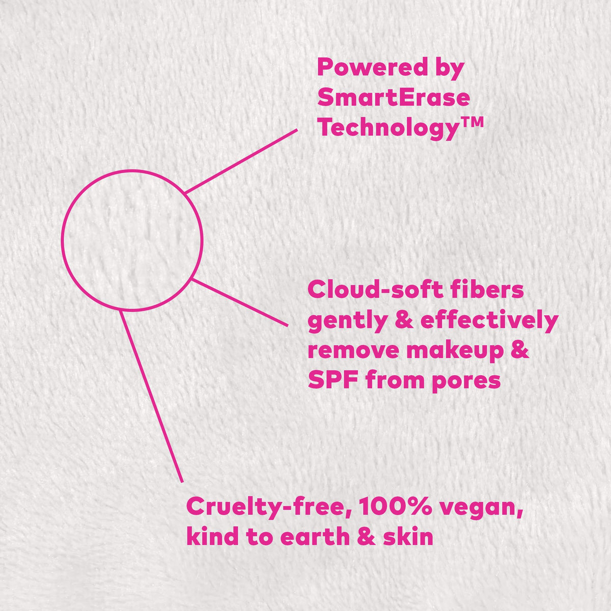 MakeUp Eraser held in hand to show size and travel-friendly convenience