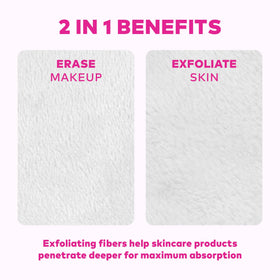 MakeUp Eraser removing waterproof mascara with just water for effective cleansing