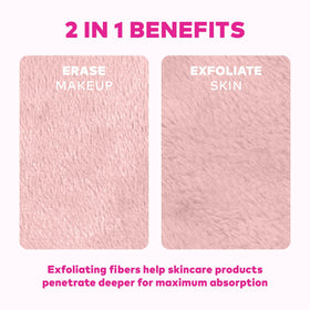 MakeUp Eraser held in hand to show compact travel-friendly size