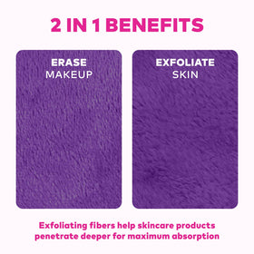 MakeUp Eraser held in hand showing compact size and travel-friendly convenience