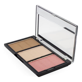 Makeup Revolution swatches on fair skin demonstrating shade payoff and natural finish