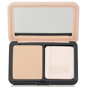 Make Up For Ever compact front view highlighting compact portability and design