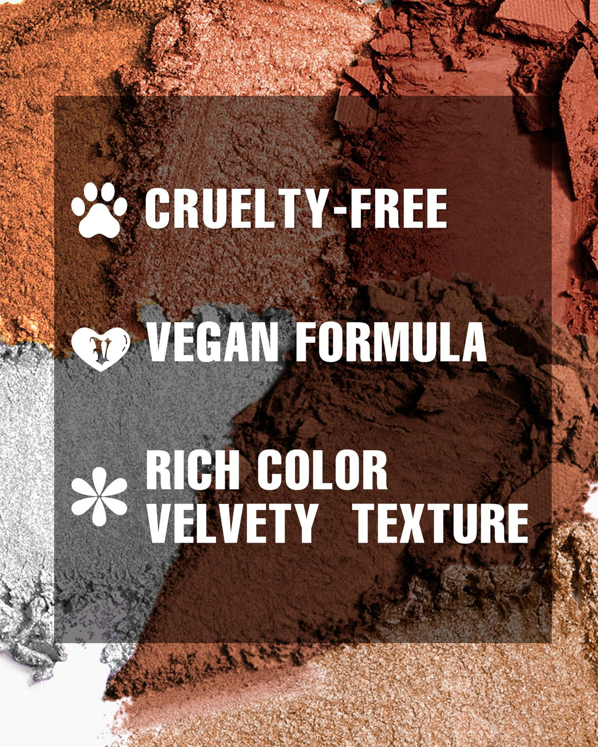 MAKI YIKA brush picking up shimmer shade to show easy application and strong pigmentation