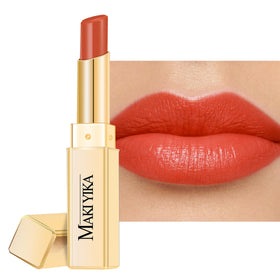 MAKI YIKA tube front view showing apricot peach shade and glossy look