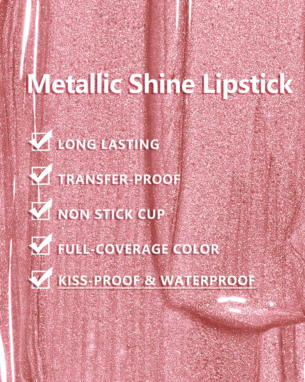 MAKI YIKA texture close-up revealing pearlescent pigments and reflective shine benefit