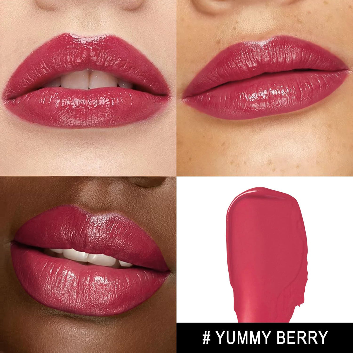 MAKI YIKA close-up of cap and bullet highlighting creamy finish and precise tip benefit