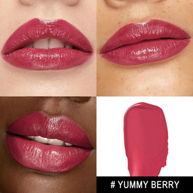 MAKI YIKA close-up of cap and bullet highlighting creamy finish and precise tip benefit