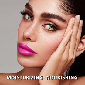 MAKI YIKA cream swirled on hand demonstrating buildable color and moisturizing texture