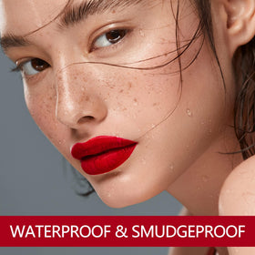 MAKI YIKA Flamingo texture detail highlighting weightless formula and comfortable matte feel
