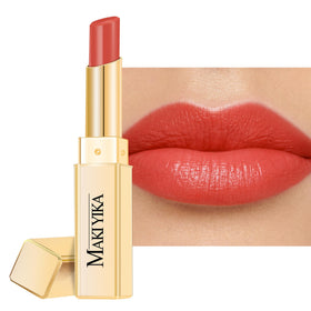 MAKI YIKA front packaging showing coral-red shade and glossy benefit