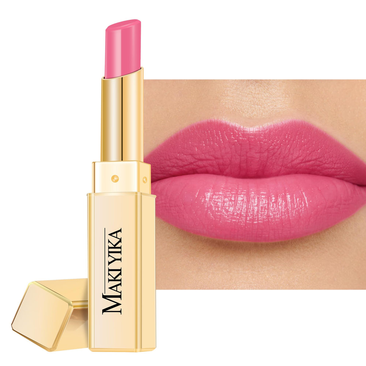 MAKI YIKA front packaging showing MA062 pastel pink, convenient and travel-friendly