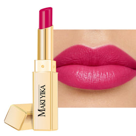 MAKI YIKA front packaging showing bright pink glossy tube and branding benefits