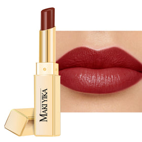 MAKI YIKA front tube MA052 Dark Time showing sleek packaging and rich red color