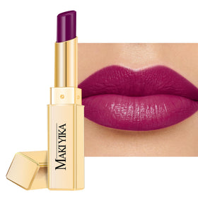 MAKI YIKA front tube view showing glossy jam purple and easy twist cap benefit