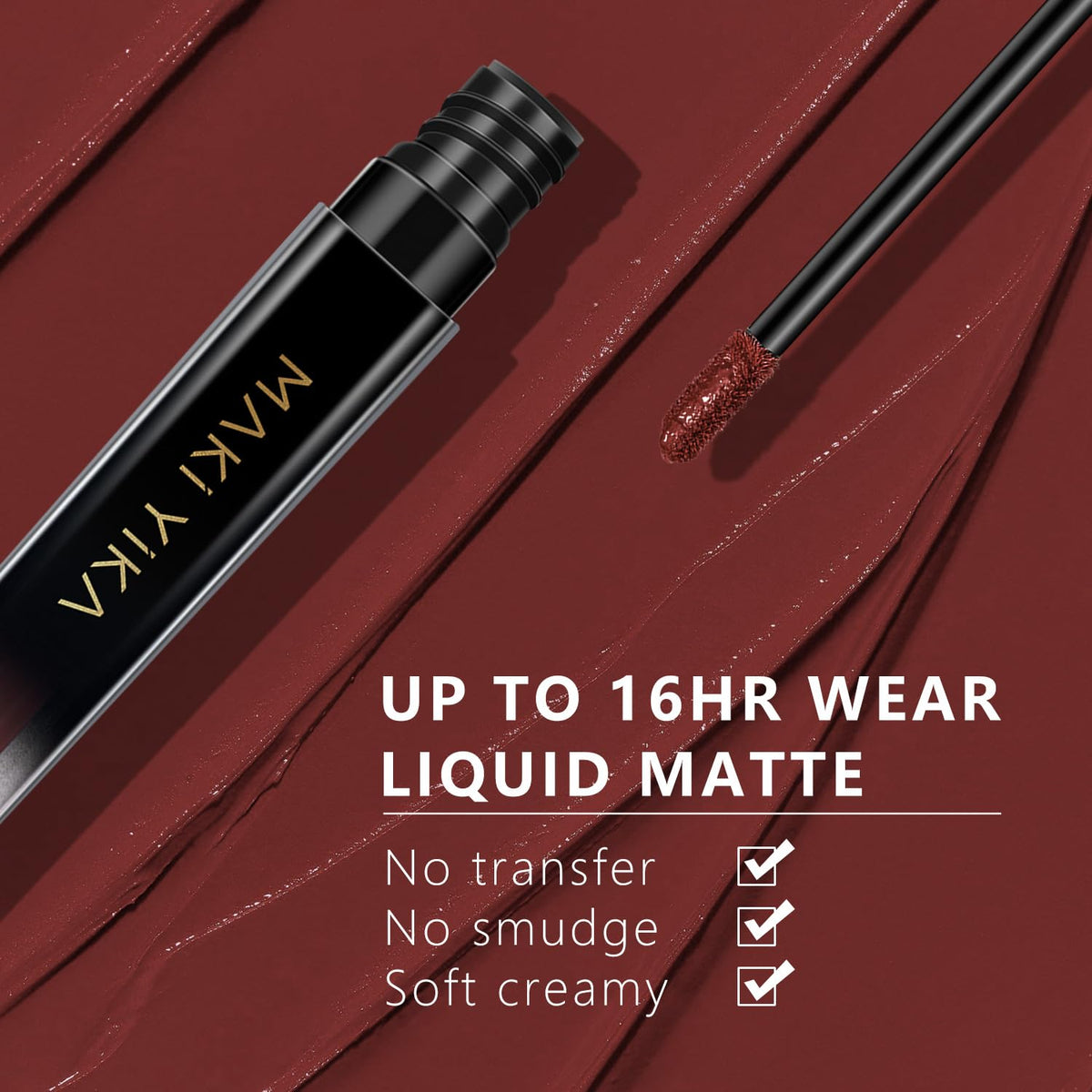 MAKI YIKA lips before and after showing long-lasting matte transformation benefit