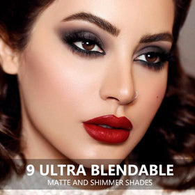 MAKI YIKA open palette overhead showing nine black grey white shades