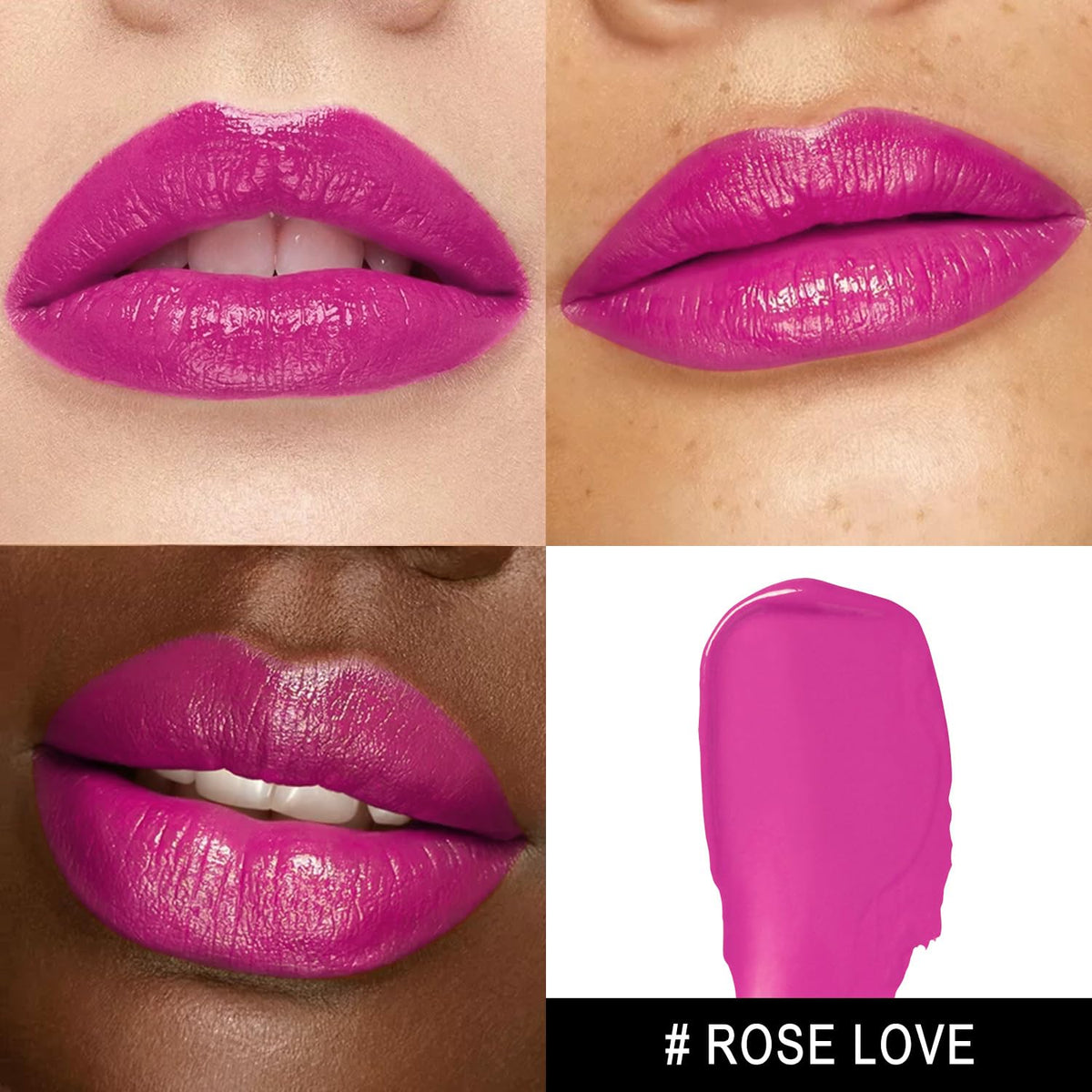 MAKI YIKA open tube displaying creamy purple gloss for smooth, hydrating application