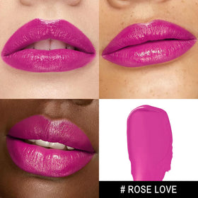 MAKI YIKA open tube displaying creamy purple gloss for smooth, hydrating application