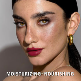 MAKI YIKA swatch on skin displaying buildable blush berry color payoff benefit