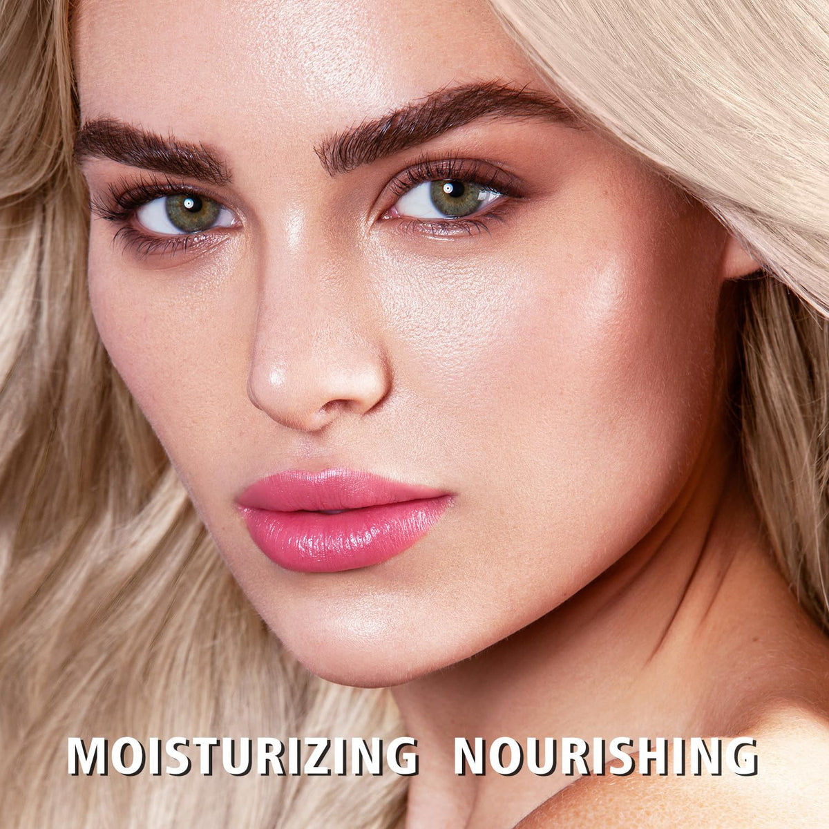 Close-up of MAKI YIKA creamy texture, highlighting glossy finish and hydrating sheen