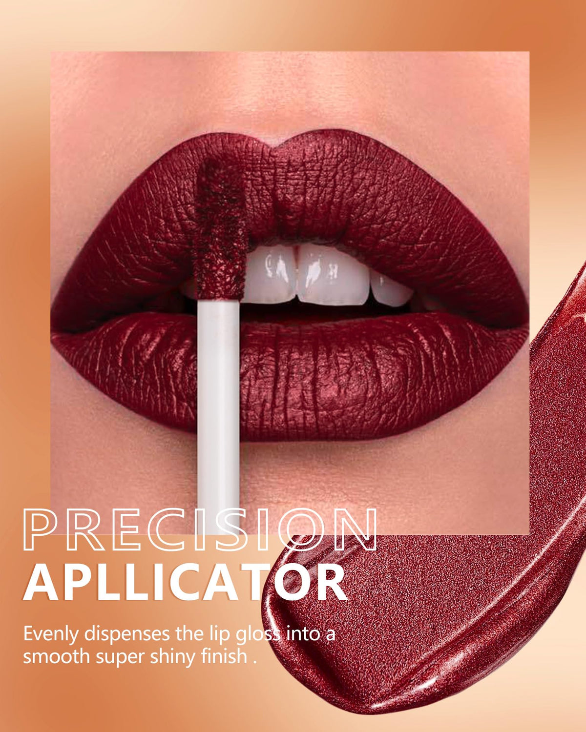 MAKI YIKA texture close-up revealing pearlescent metallic sheen and smooth finish benefit