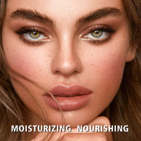MAKI YIKA close-up texture of glossy cream demonstrating hydrating finish