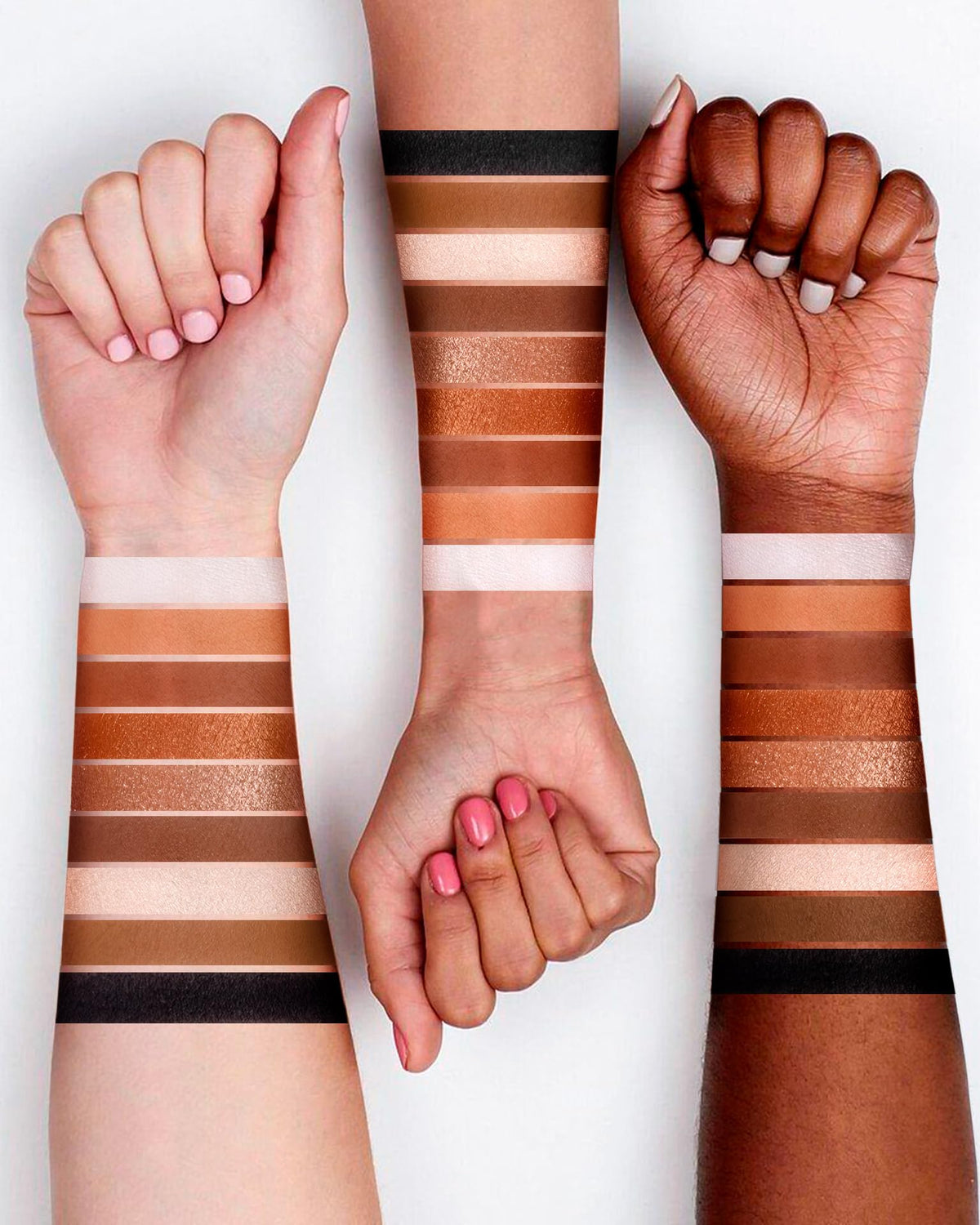 MAKI YIKA palette on vanity styled with accessories showing everyday and evening use