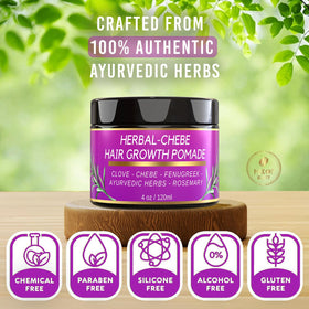 MAKOF BEAUTY botanicals display including clove fenugreek moringa to highlight ingredients