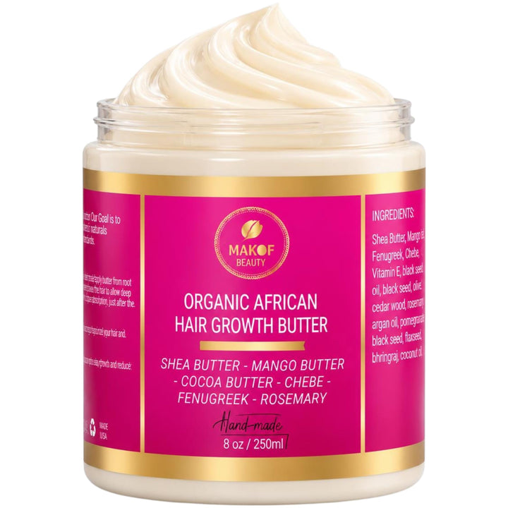 MAKOF BEAUTY front jar view showing product and easy use