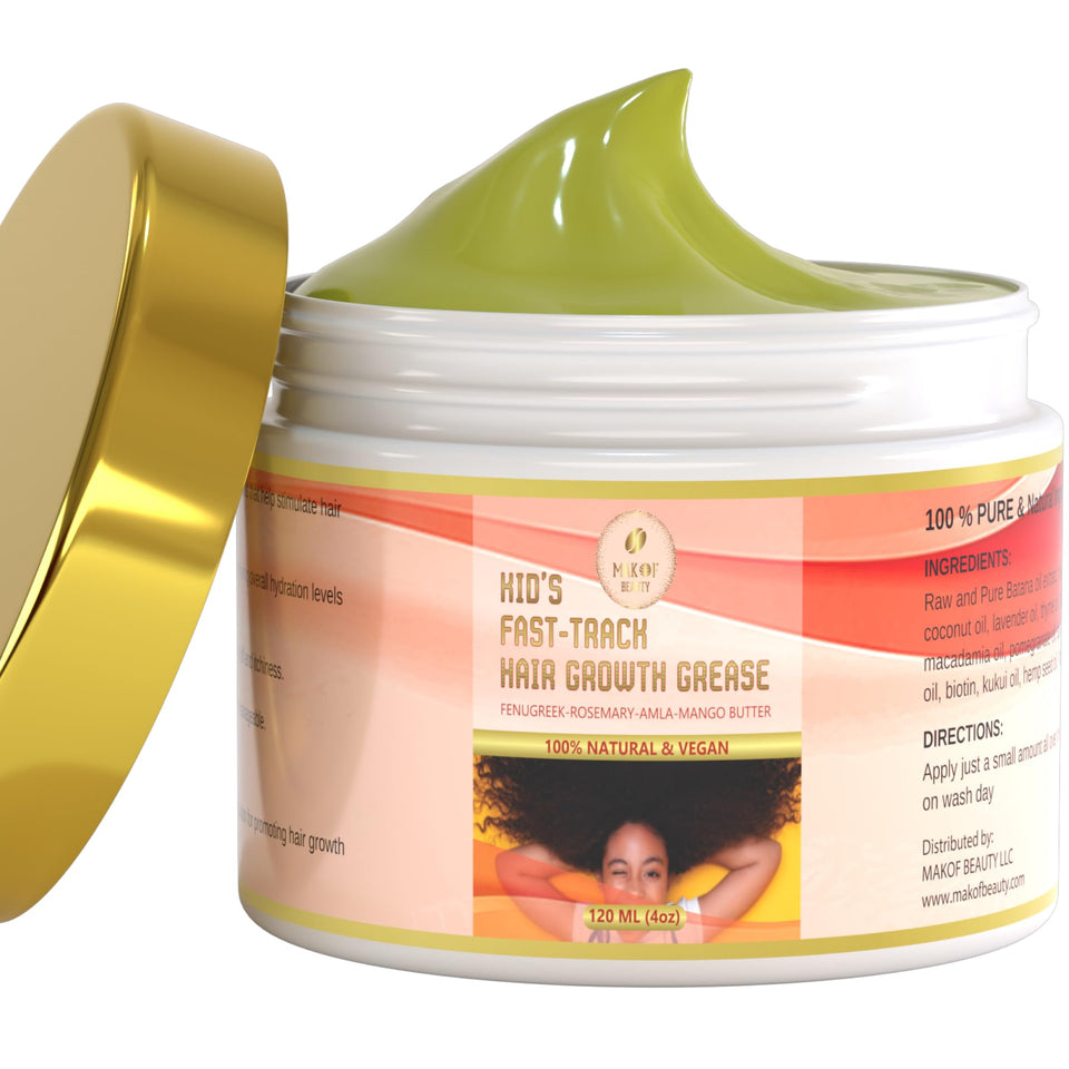 MAKOF BEAUTY front jar showing packaging clarity and kid-friendly design for daily use