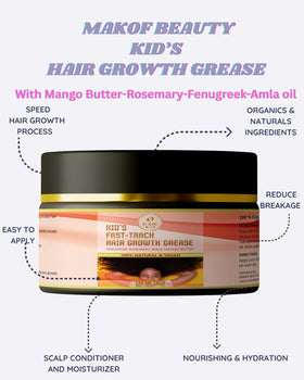 MAKOF BEAUTY natural ingredients flatlay with batana, rosemary, fenugreek for nourishment