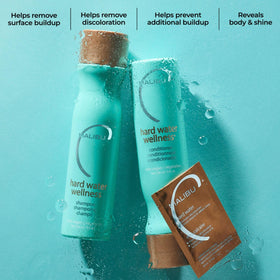 Malibu C back label with ingredients and usage instructions for clarity