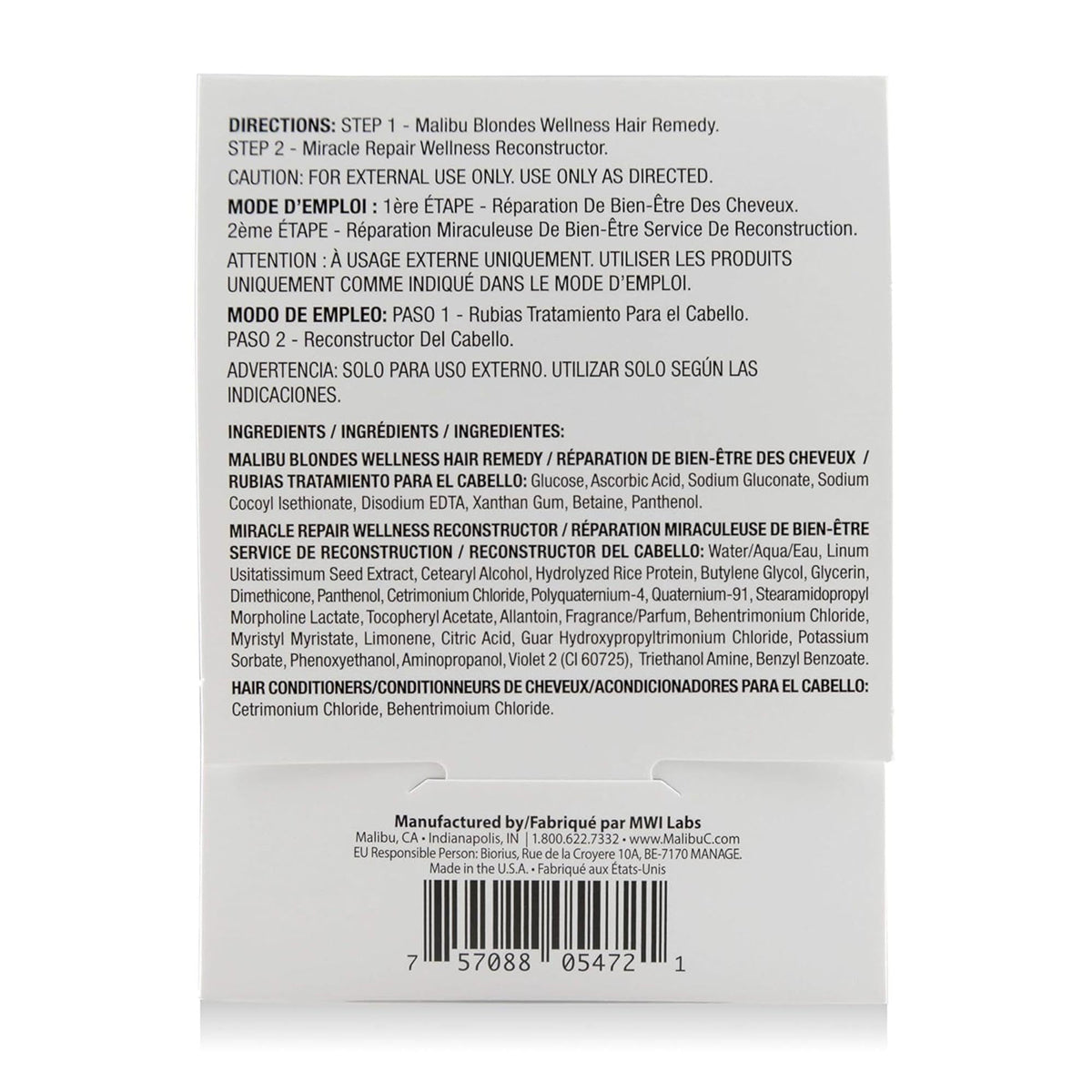 Malibu C cream mask close-up highlighting rich texture for deep conditioning