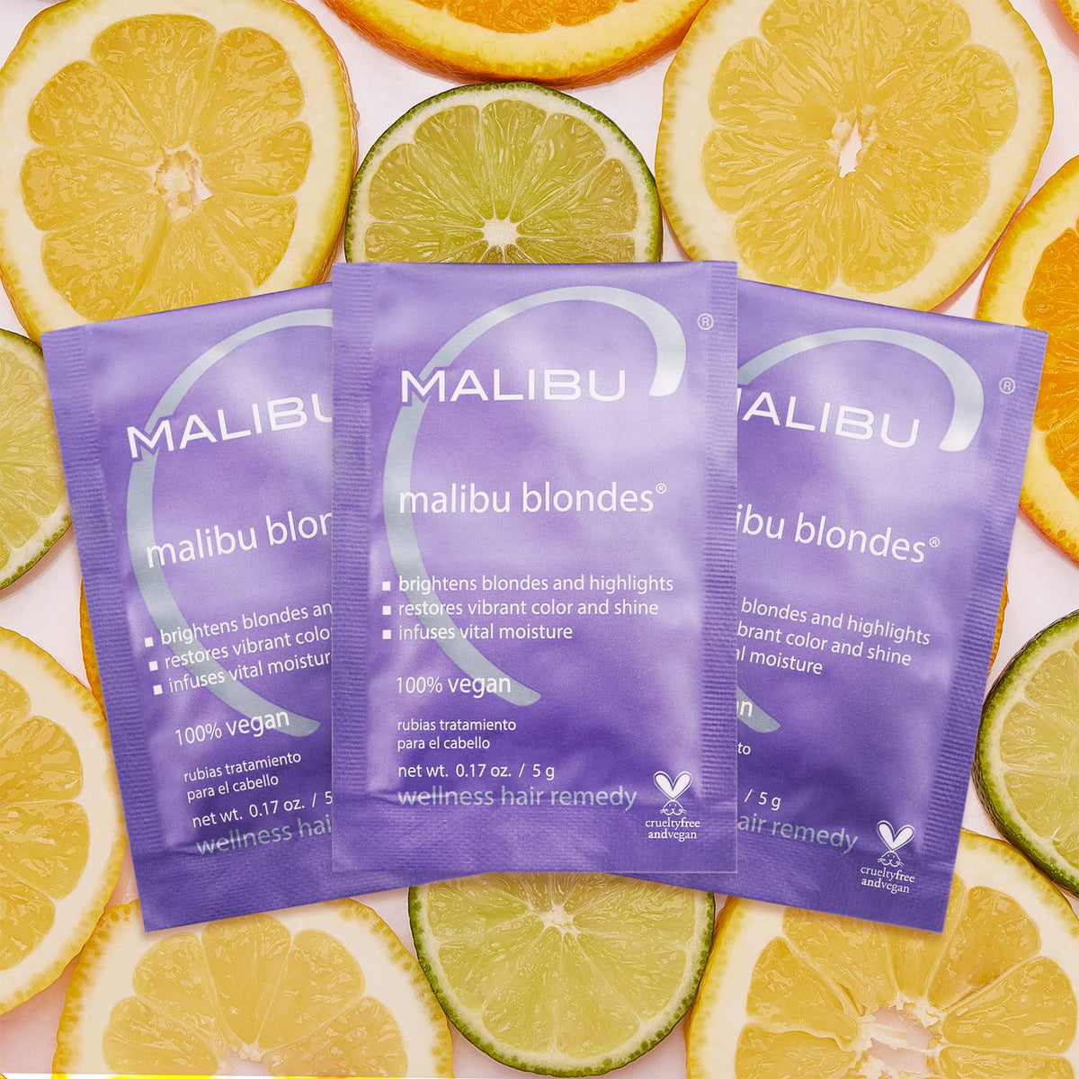 Malibu C dissolvable crystals texture close-up for precise dilution