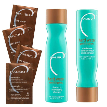 Malibu C front packaging showing kit and usage benefits