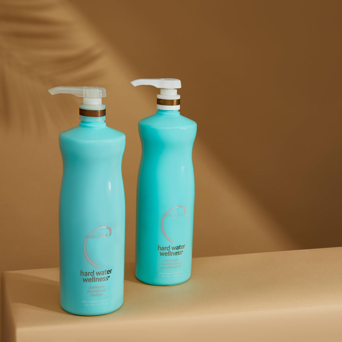 Malibu C ingredient label close-up highlighting plant-based benefits