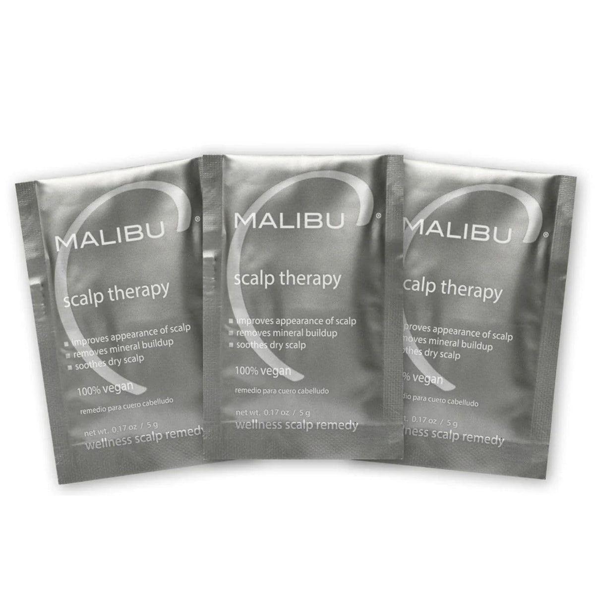 malibu c front packet showing product branding and single-use convenience