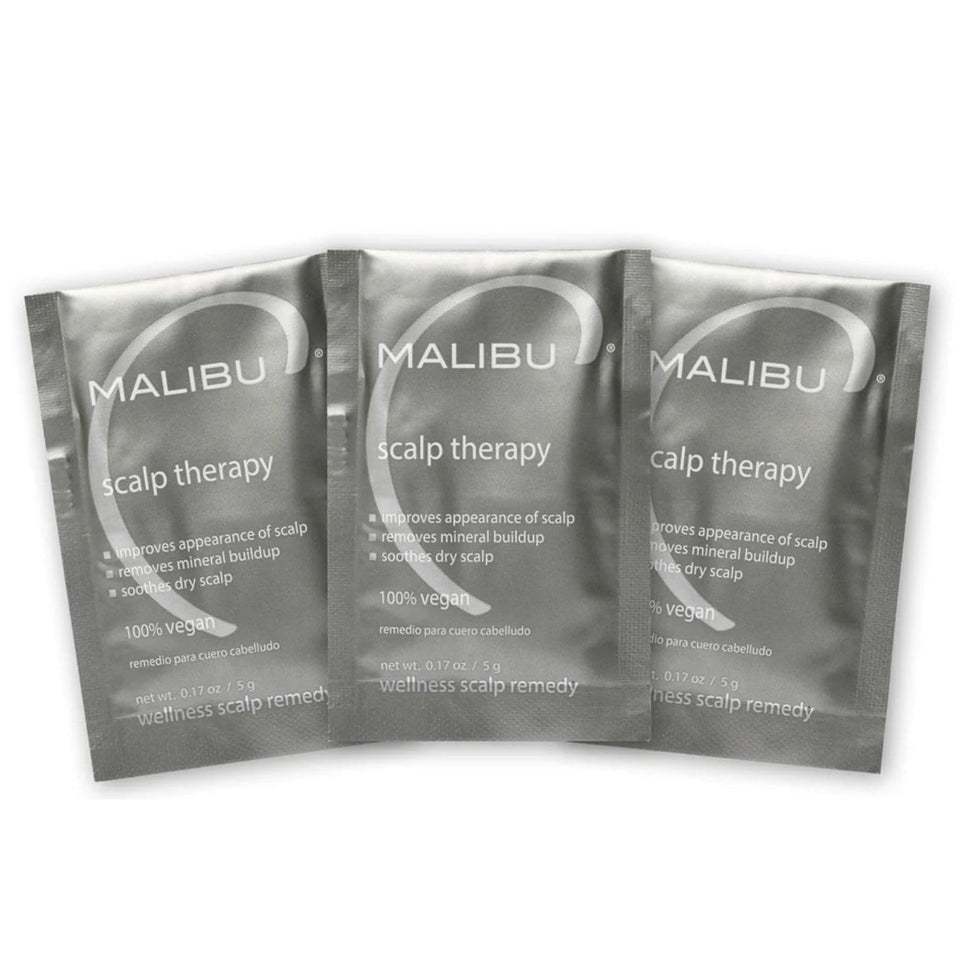 malibu c front packet showing product branding and single-use convenience