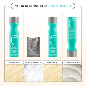 malibu c three packets arranged to show travel-friendly single-use design