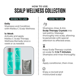 Malibu C conditioner bottle detail showing nourishing formula benefits