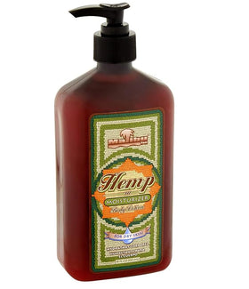 Malibu Hemp lotion visibly absorbing into skin, showing non-greasy comfort