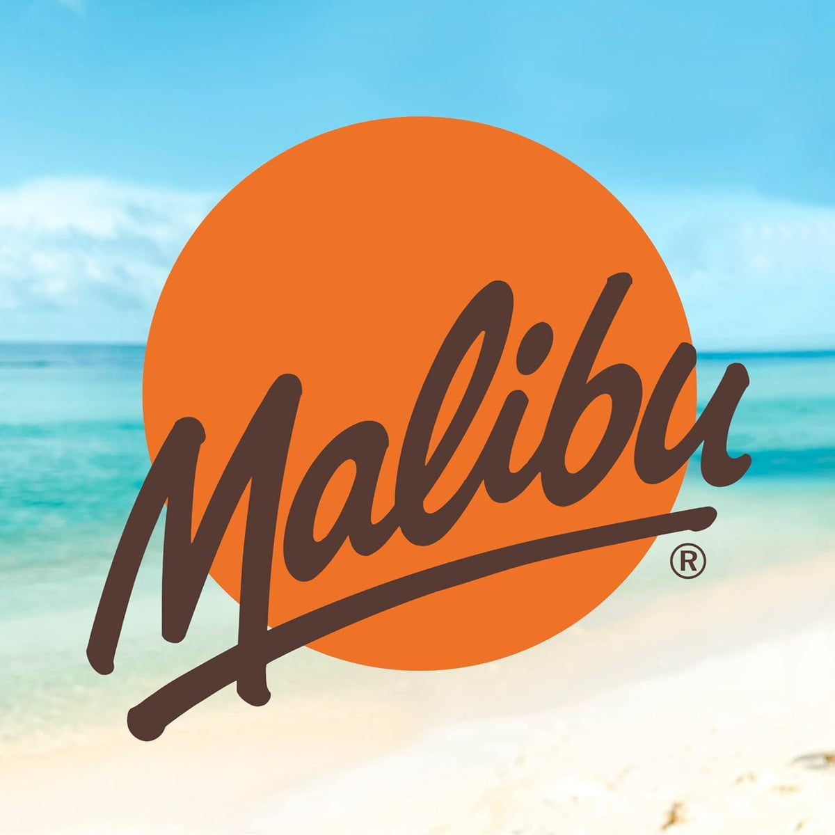 Malibu bottle in hand size comparison showing portable 6.8 fl oz convenience
