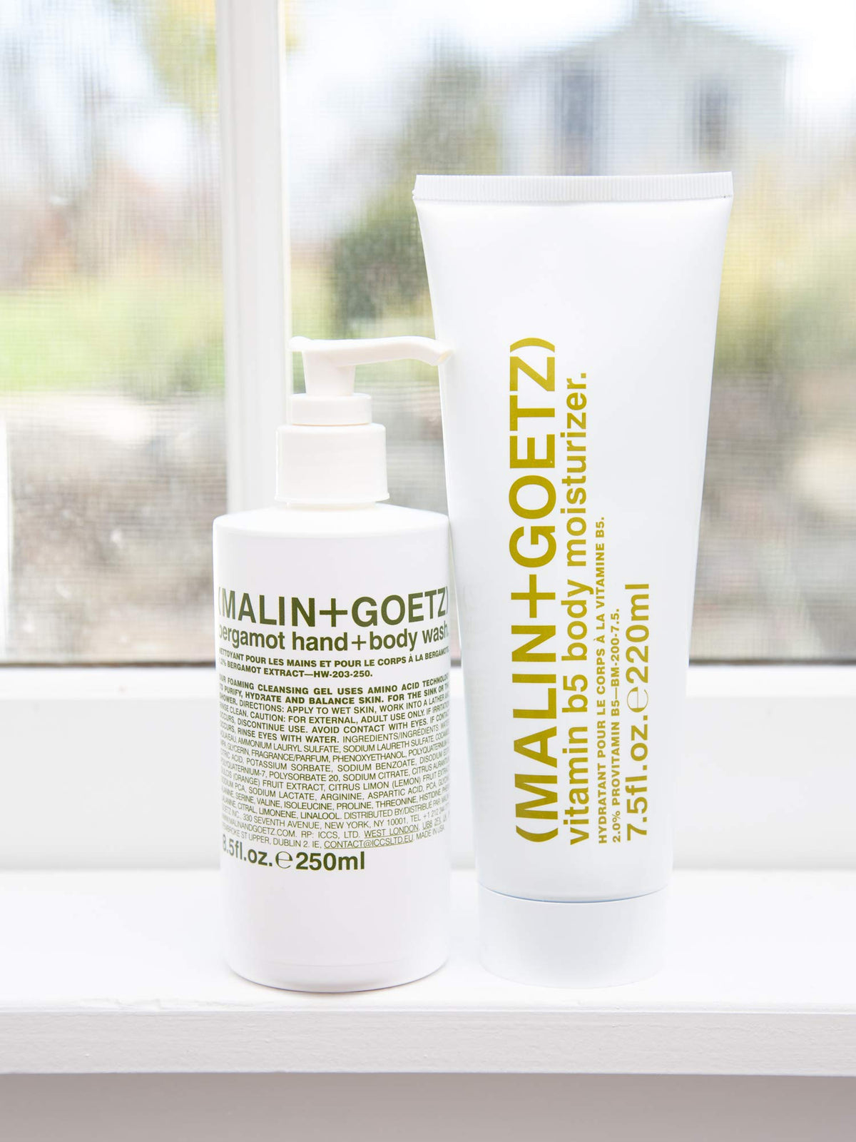 MALIN+GOETZ ingredient label close-up showing clean formulation and transparency benefit