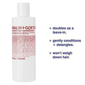 MALIN+GOETZ label close-up highlighting ingredients and simple packaging benefit