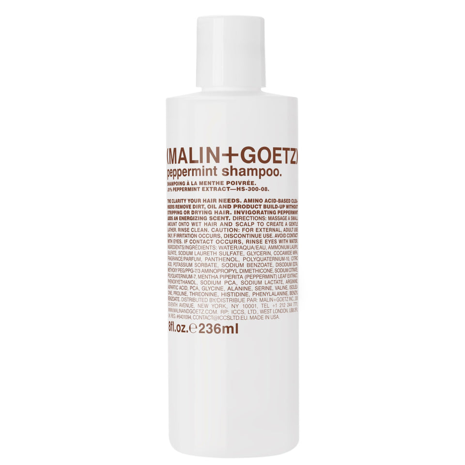 MALIN+GOETZ front bottle view showing clean packaging and branding benefits daily clarity